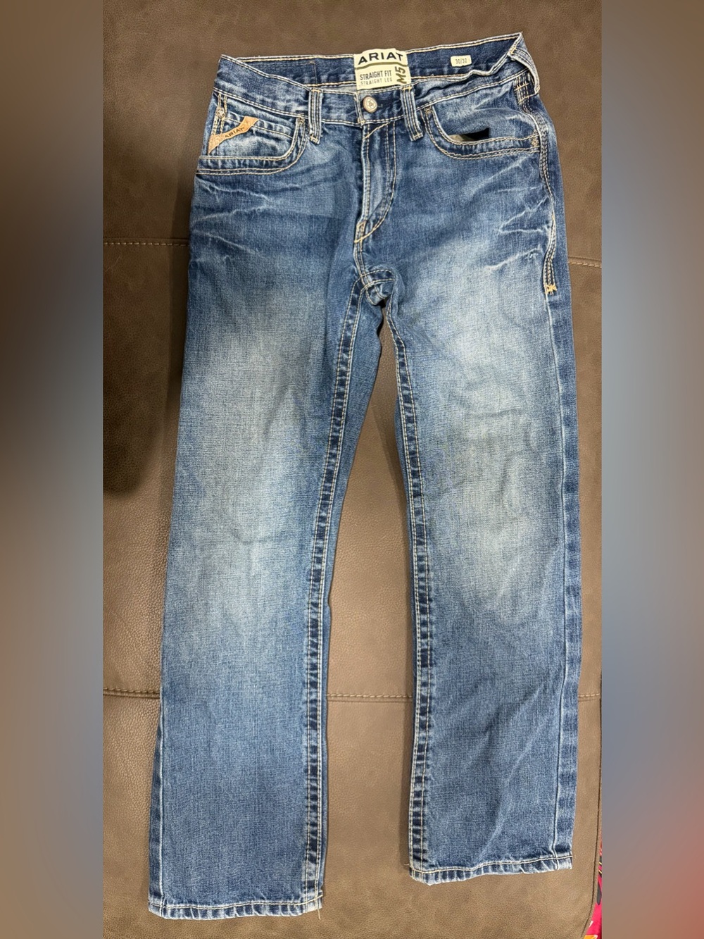 Ariat Men's Medium Blue Straight Jeans